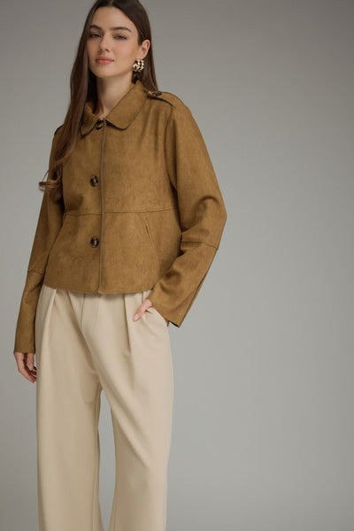 Ava Suede Cropped Jacket