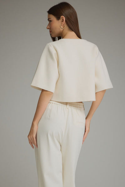 Margret Large Button Top