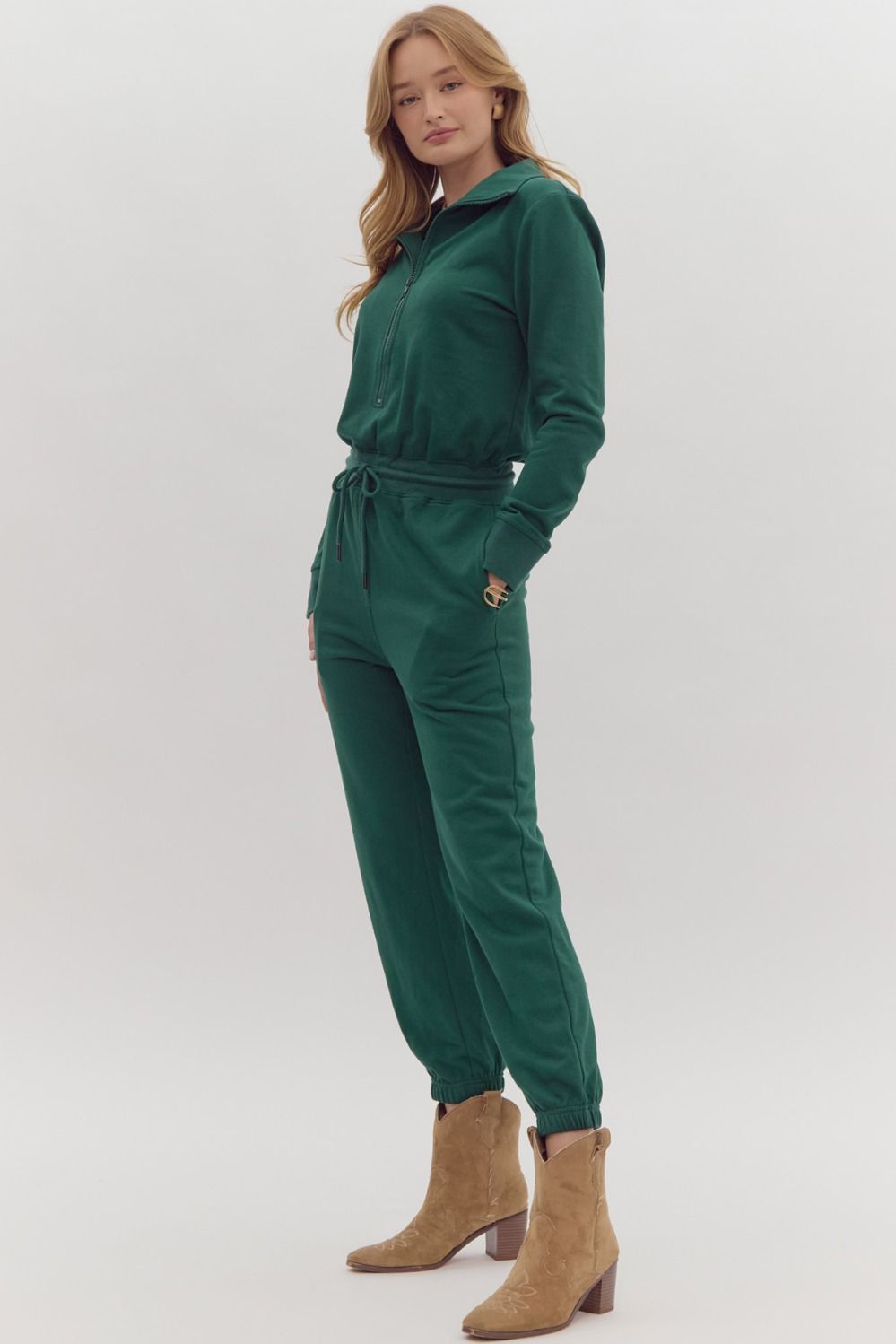 Cate Long Sleeve Jumpsuit