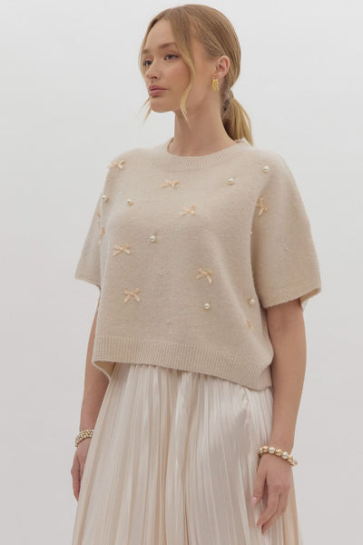 Charlie Bow & Pearl Sweater