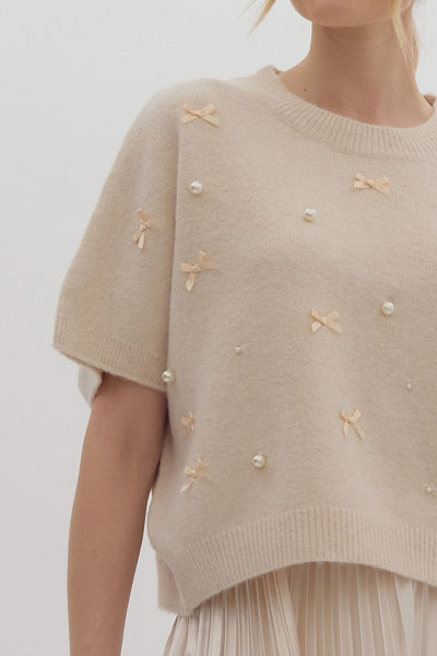 Charlie Bow & Pearl Sweater