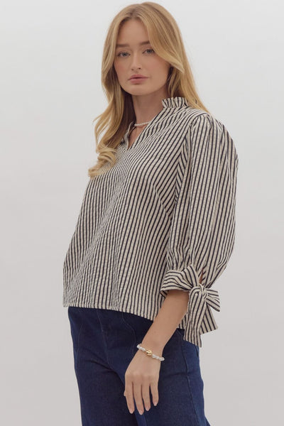 Dawson Tie Cuff Top