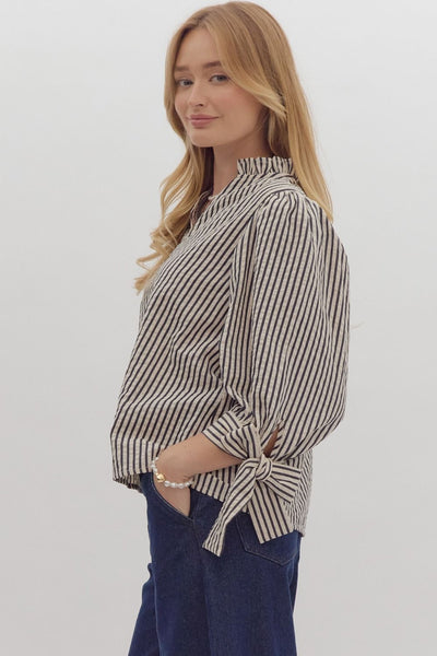 Dawson Tie Cuff Top