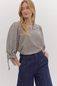 Dawson Tie Cuff Top