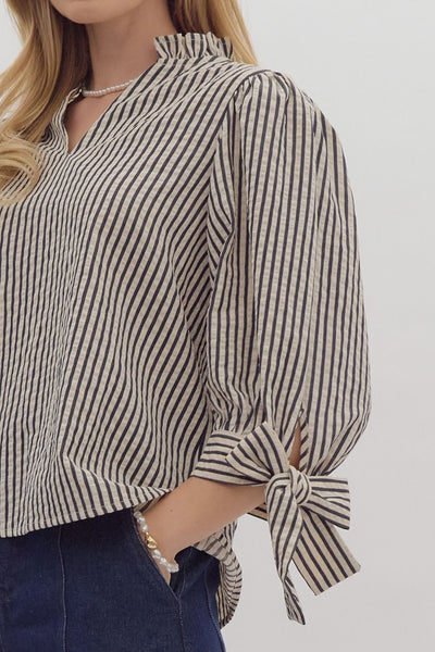 Dawson Tie Cuff Top