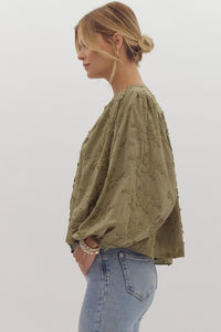 Haddie Textured Top