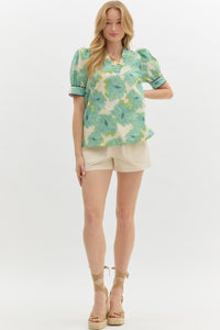 Celia Floral Print Top