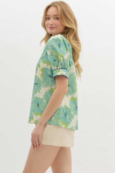 Celia Floral Print Top