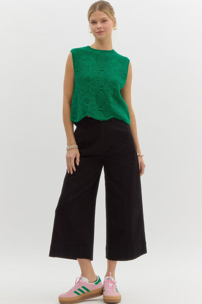 Alyssa Textured Knit Top