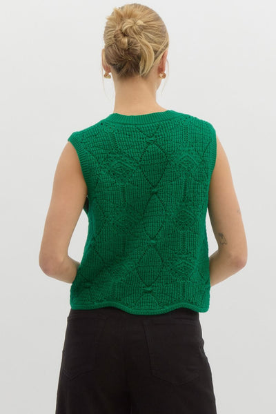 Alyssa Textured Knit Top