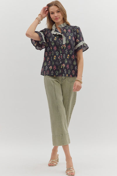 Kennedy Contrast Top