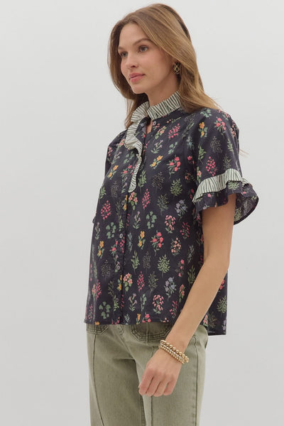 Kennedy Contrast Top