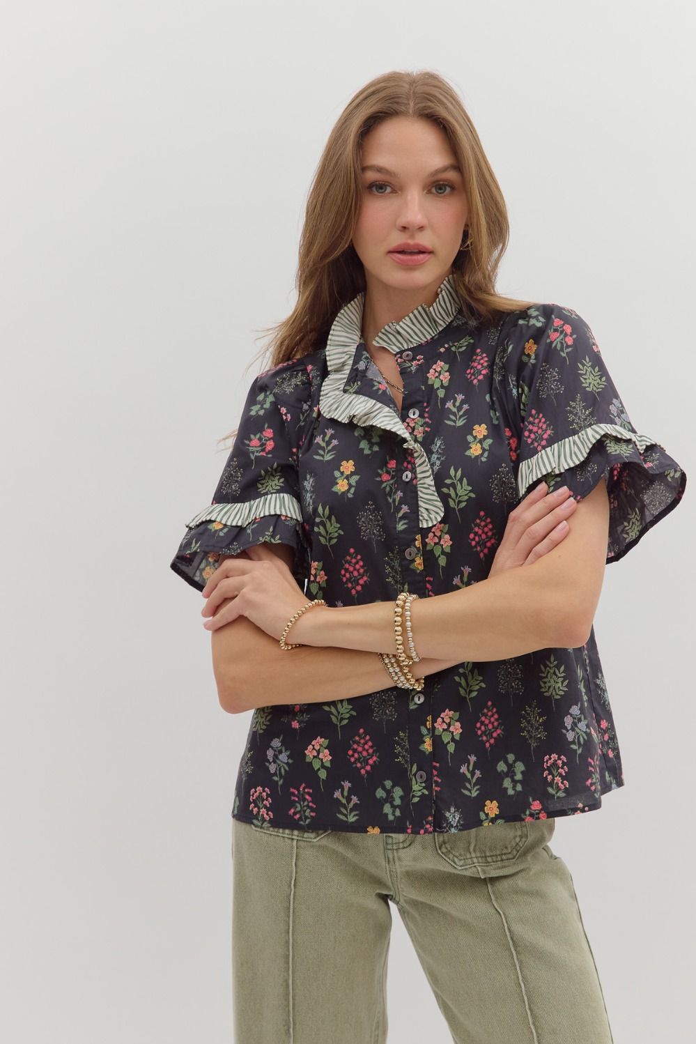Kennedy Contrast Top