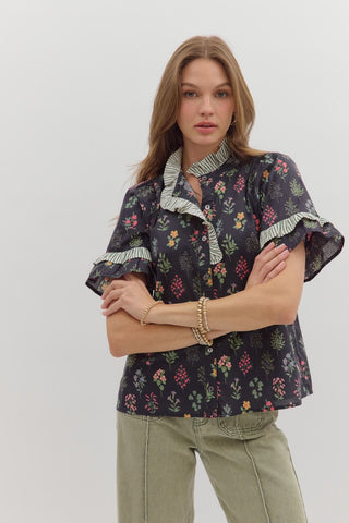Kennedy Contrast Top