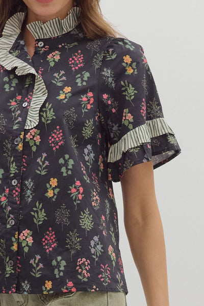 Kennedy Contrast Top