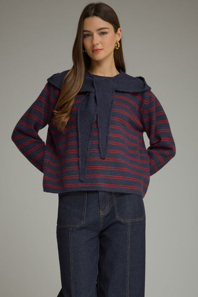 Ellie Scarf Detailed Top