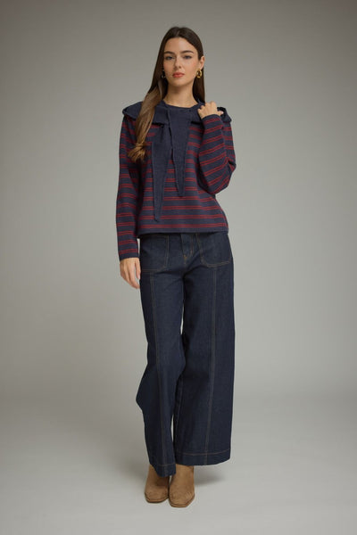 Ellie Scarf Detailed Top