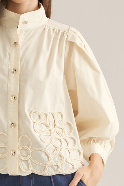 Sadie Floral Embroidered Top