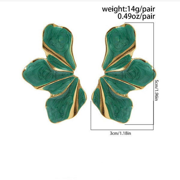Sweet Gradient Flower Earrings