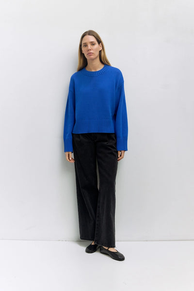 Asher Cobalt Blue Sweater