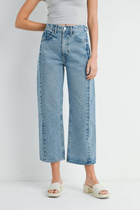 Mia Barrel Jeans with Seam