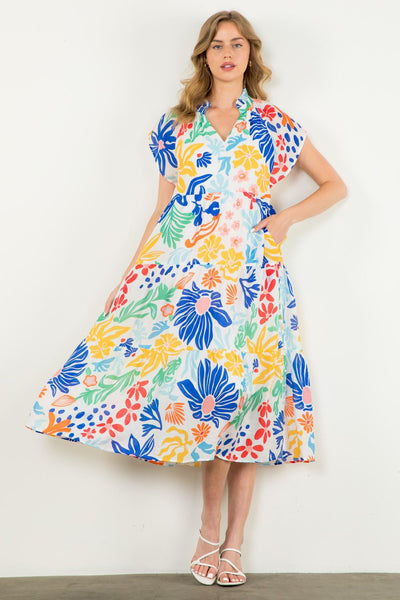 Adaline Vivid Print Dress