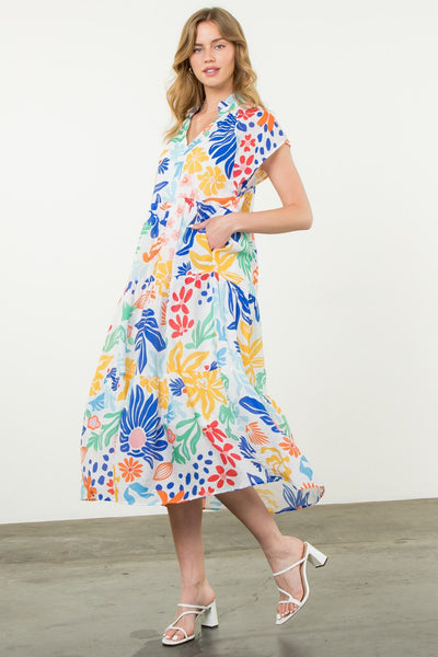 Adaline Vivid Print Dress