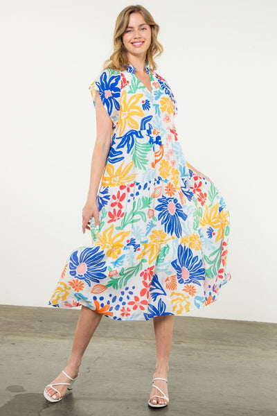 Adaline Vivid Print Dress