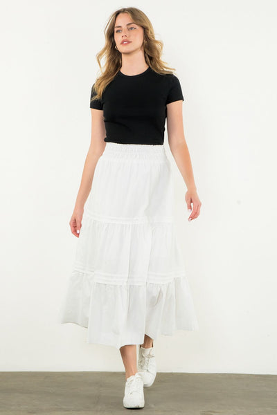 Rita White Skirt